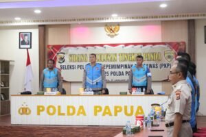 Polda Papua Gelar Sidang Kelulusan Tingkat Panda Seleksi Pelatihan Kepemimpinan Pengawas (PKP)