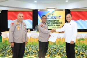 Polda Papua Gelar Taklimat Awal Pemeriksaan Keuangan Oleh BPK RI