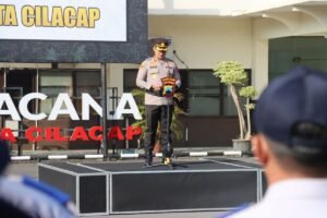 Polresta Cilacap Laksanakan Apel Gelar Pasukan Operasi Keselamatan Candi 2025