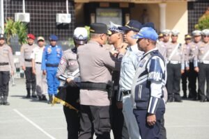 Wakapolda Papua Pimpin Apel Gelar Pasukan Operasi Keselamatan Cartenz Polda Papua Tahun 2025