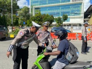 Hari Ketiga Operasi Keselamatan Cartenz 2025 Polda Papua: Polda Papua Gelar Razia Kendaraan
