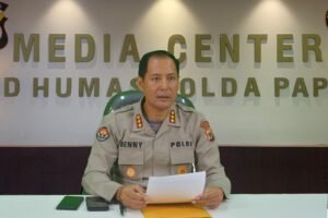 Jelang Putusan Sidang Gugatan Pilkada Provinsi Papua di MK, Ratusan Personel Polda Papua Lakukan Patroli Kamtibmas