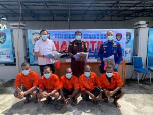 Polda Papua Musnahkan Barang Bukti Narkotika Jenis Ganja