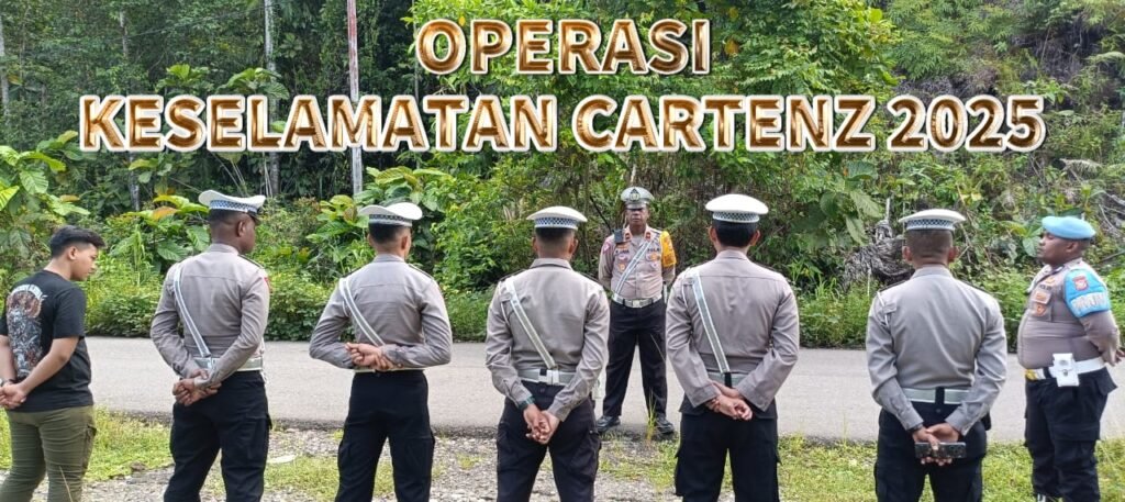 Hari ke 5 Polres Mamberamo Raya Melaksanakan Operasi Keselamatan Cartens 2025