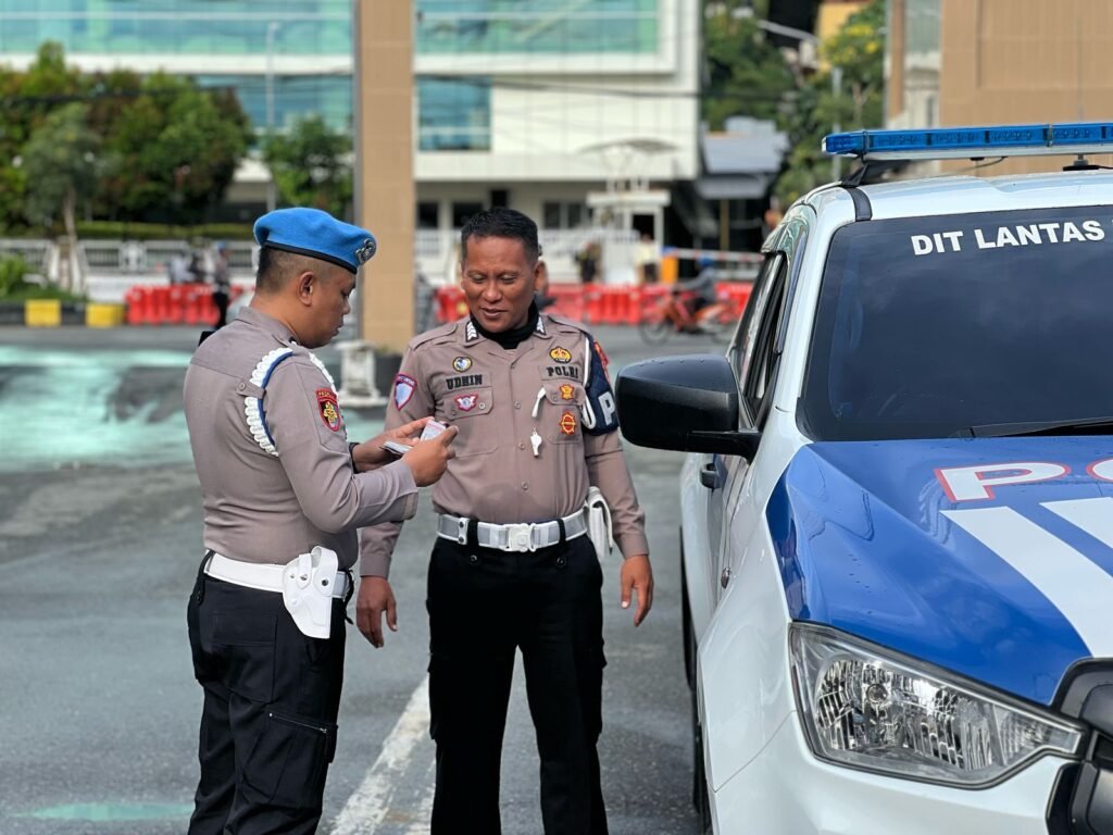 Gaktibplin, Bid Propam Polda Papua Lakukan Pemeriksaan Kelengkapan Diri dan Kelengkapan Bermotor