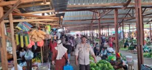 Sat Samapta Polres Jayapura Polda Papua Gelar Patroli Rutin di Pasar Phara Sentani, Sampaikan Pesan Kamtibmas