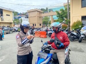 Hari Keduabelas Operasi Keselamatan Cartenz-2025 Polda Papua: Polda Papua Gelar Razia Kendaraan