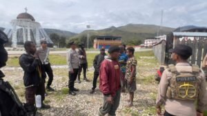 Polres Lanny Jaya Polda Papua Lakukan Patroli Guna Ciptakan Kondisi Keamanan