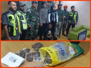 Polisi Amankan Seorang Pria Yang Kedapatan Membawa 42 Paket Narkoba Jenis Daun Ganja Kering