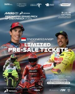 IndonesianGP 2025: Dapatkan Tiket Presale Sekarang dan Nikmati Harga Spesial