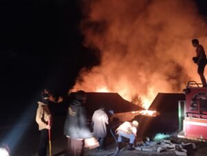 Polres Paniai Polda Papua Tangani Kasus Kebakaran Salah Satu Sekolah