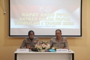 Kabid Humas Polda Papua Pimpin Rapat Anev PPID Satker Polda Papua