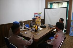 Subsatgas Keladi Sagu Polres Jayapura Koordinasi dengan Dinas Kesehatan Terkait Data Penderita Penyakit Prioritas