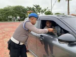 Gelar Gaktibplin, Bid Propam Polda Papua Lakukan Pemeriksaan Kelengkapan Diri dan Kelengkapan Bermotor