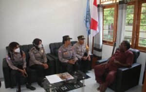 Polres Jayapura Gelar Koordinasi dengan SMA YPPGI Yahim Sentani dalam Rangka Ops Rasaka Cartenz 2025