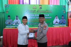 Kapolda Papua Kembali Lakukan Safari Ramadhan di Masjid Al-Aqsha, Sentani Jayapura