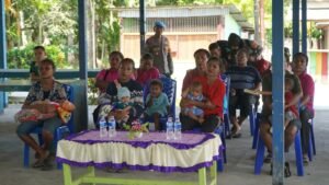 Sub Satgas Keladi Sagu Tinjau Lokasi Rencana Dapur Umum untuk Pemantauan Gizi di Kampung Kehiran