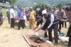 Satuan Narkoba Polresta Jayapura Kota Polda Papua Musnahkan Barang Bukti Hasil Sitaan, Temuan dan Razia Triwulan Pertama Tahun 2025