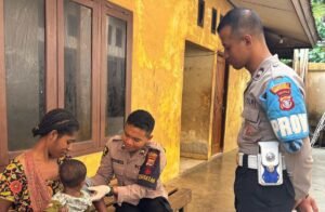 Satgas Keladi Sagu Polres Jayapura Gelar Pemeriksaan Tensi Kesehatan bagi Warga Asrama Mamberamo di Sentani