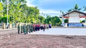 Polres Mimika Polda Papua Tengah Gelar Apel Gabungan Pengamanan Takbiran Keliling Idul Fitri 1446 H di Kabupaten Mimika