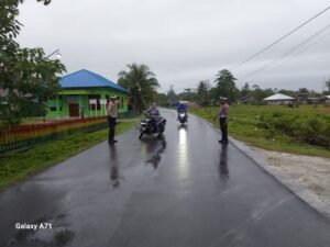 Pengamanan Sholat Idul Fitri, Polres Sarmi Polda Papua Kerahkan Personel