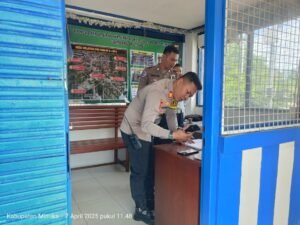 Kabag Ops Polres Mimika Polda Papua Tengah Tinjau 5 Pos Pengamanan Operasi Ketupat Noken 2025