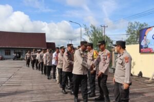 Pererat Tali Silaturahmi Antar Personel, Polres Asmat Gelar Halal Bihalal