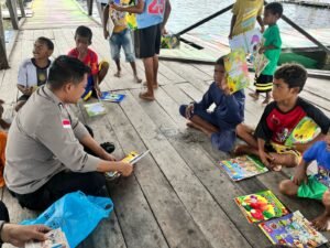 Satgas Si-Ipar ORC 2025 Polresta Ajar Generasi Emas Papua Baca Tulis Dan Menghitung