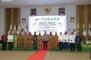 Kapolda Papua Tengah Hadiri Rapat Kerja Pemda dan BPP Se-Papua Raya