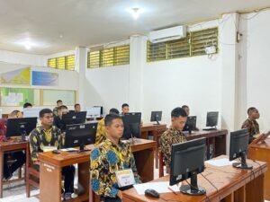 Di Hari Terakhir, Sebanyak 437 Casis Bintara Polri Polda Papua Ikuti Tes CAT Psikologi
