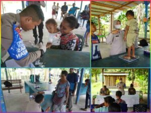 Subsatgas Keladi Sagu Polres Jayapura Polda Papua Gelar Sosialisasi dan Pemeriksaan Kesehatan di Kampung Kehiran