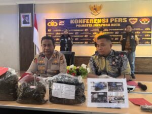 Kapolresta Jayapura Kota Ungkap Modus Baru Peredaran Ganja di Kota Jayapura