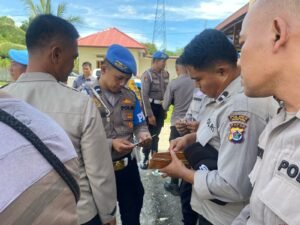 Bid Propam Polda Papua Lakukan Gaktiblin Kepada Personel Polda Papua di Polsek Wilkum Polres Jayapura