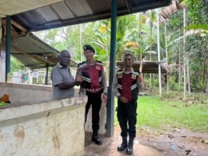 Ciptakan Kamtibmas Aman, Sat Samapta Polres Sarmi Lakukan Patroli Humanis