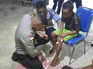 Satgas Keladi Sagu Gelar Pelayanan Kesehatan Gratis di Kampung Pirip, Distrik Elelim