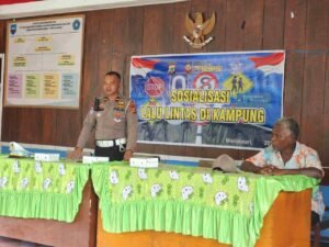 Ditlantas Polda Papua Barat Gelar Sosialisasi Tertib Lalul Lintas Di Manokwari