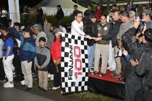 Kapolda NTB Lepas Peserta Rinjani 100 Kategori 36 KM dari Sembalun