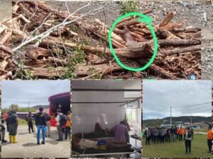 35 Personil Gabungan Polres Pegaf, Basarnas, TNI Diterjunkan Lakukan Pencarian Korban & Evakuasi Pasca Banjir Bandang di kampung Jim (Meyes) Distrik Catubouw Kabupaten Pegaf