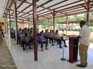 Tingkatkan Kebersamaan dan Profesionalisme, Polres Mamberamo Raya Gelar Binrohtal Rutin