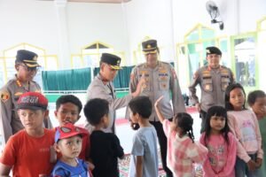 Kapolda Bengkulu pantau Langsung Kegiatan Trauma Healing Pasca Gempa 6,3 SR