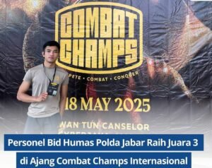 Personel Polda Jabar, Bripda Syahrul Fauzi, Sabet Juara 3 di Combat Champs International