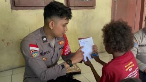 Satgas Si-Ipar Polres Yahukimo Gencar melakukan Kelas Ceria