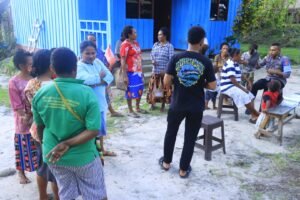 Satgas Keladi Sagu Gelar Pelayanan Kesehatan Terpadu di Kampung Hobakma