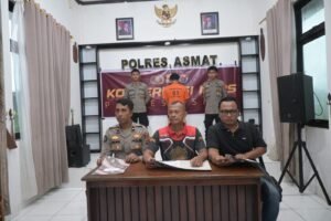 Polres Asmat Gelar Press Release Kasus Penjualan Miras Jenis Sopi