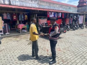 Sat Samapta Polres Sarmi Polda Papua Berpatroli di Sejumlah Objek Vital di Wilayah Hukum Polres Sarmi