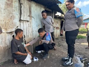 Oprasi Rasakan Cartenz 2025 : Subsatgas Keladi Sagu Polres Jayawijaya Gelar Pelayanan Kesehatan di Kampung Walani