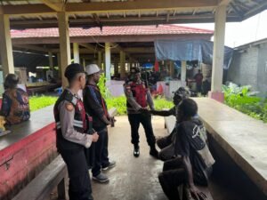 Ciptakan Situasi Kamtibmas Yang Kondusif, Sat Samapta Polres Sarmi Rutin Laksanakan Patroli Dialogis