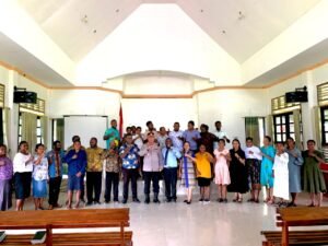 Jalin Silaturahmi, Kapolres Mamberamo Raya Sambang ke Gereja Masehi Advent