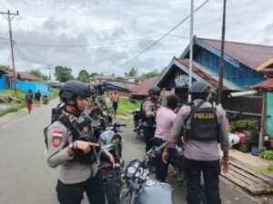 ‎Pastikan Rasa Aman Kepada Masyarakat, Polres Mappi Tingkatkan Patroli Dialogis