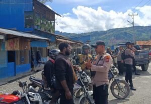 Dihari Raya Idul Adha, Polres Tolikara Laksanakan Pemantauan Kamtibmas